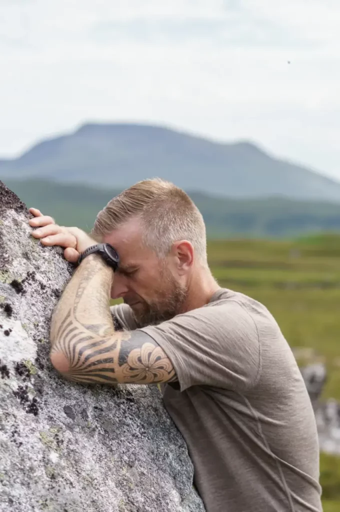 Tim Pagalies im Rannoch Moor